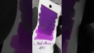 Ink Swatch: SAILOR Ink Studio Fountain Pen Ink - 435. Like & Subscribe.