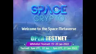 Space Crypto (testnet) - Primeiras Impress&otilde;es #SpaceCrypto #Testnet #PlayToEarn #SpaceTestnetTask1