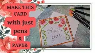 DIY Floral Card: Learn to Draw Flowers & Add Elegant Hand Lettering