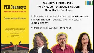 Words Unbound: Why Freedom of Speech Matters Now More than Ever