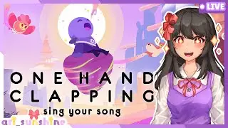 【VTuber】Playing a game using... MY VOICE?! | One Hand Clapping | ari_sunshine