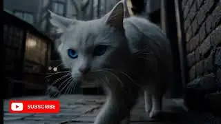 💫A cat. Alone with her kittens in the city.💫.  Watch now🐱😍