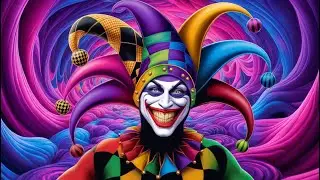 Psychedelic Trance -  Clown/ Intense Trippy Animation 🧘🏻&zwj;♀️ Psytrance DMT mix 2024