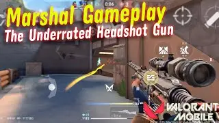 Underrated Gun In Valorant Mobile | Marshal Full Headshot?!