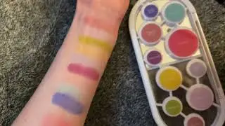 ASMR &bull; Sugarpill Capsule Collection Pink Palette Swatches &bull; Whispered & Tapping