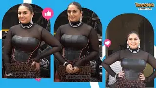 Huma Qureshi Spotted At Film City | Shooting For The Promo Of Sony Entertainment Television