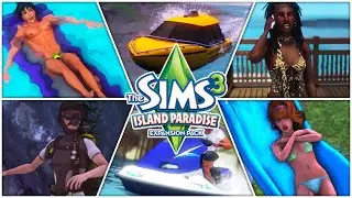 Taking my sims on VACATION to meet ISLAND TRADE in The Sims 3 !! 🏝️🍍