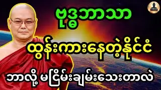 ဒယ်အိုးဆရာတော် ဟောကြားထားသည့် ဗုဒ္ဓဘာသာထွန်းကားနေတဲ့နိုင်ငံ ဘာလို့ မငြိမ်းချမ်းသေးတာလဲ သိချင်နာယူပါ