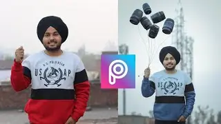 Lens balloon photo editing || picsart || Amrit Ramgharia