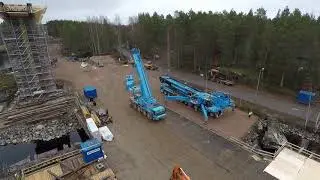 Liebherr LTM1750-9.1 relocation