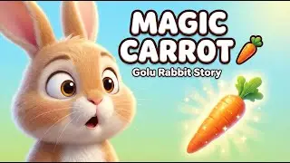 Golu Rabbit aur Magic Carrot 🥕 | Kids Cartoon Story in Hindi | Moral Story for Children