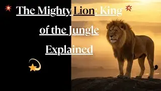 The Mighty Lion: King of the Jungle Explained