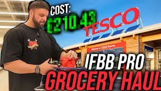 My IFBB Pro Diet Costs £___ Per Week!! | Q&A + Grocery Haul | IFBB Pro Classic Physique