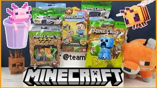 MINECRAFT MONDAY! Unboxing Gamer Collectibles Treasure X Squishies Nano Metal Mini Figures Stickers