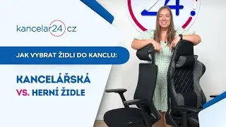 kancelar24.cz | Jak vybrat kancel&aacute;řskou židli: Kancel&aacute;řsk&aacute; vs. hern&iacute; židle