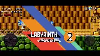 Sonic mania labyrinth zone act 1 e 2 (+2 bosses)