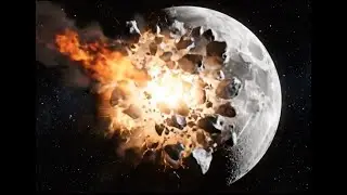 What If the Moon Was Destroyed by a Meteorite?