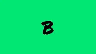 B letter @GSVFD Green Screen Template free SUBSCRIBE YouTube logo downloads