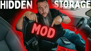 Best Tesla Mod Yet? Hidden Safe With Fingerprint Lock!