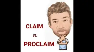 The Difference Between Claim and Proclaim Lesson (667) English Tutor Nick P