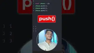 Cheese slices stacking top on each other - push() and pop() method in JavaScript. 😍