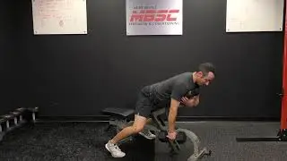 One arm chest supported row