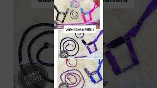 Custom Donkey Tack and Gear! #donkey #burro #hiking