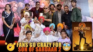 Son of Sardaar 2 Trailer Launch | Ajay Devgn Fans Celebration And Reaction