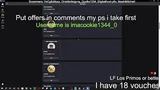 Trading and Indexing stuff with viewers in chat