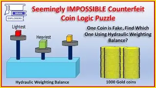 Fake Coin Logic Puzzle - The Seemingly IMPOSSIBLE Counterfeit Coin Riddle