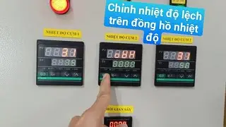 Đồng hồ nhiệt độ và cách chỉnh nhiệt độ lệch