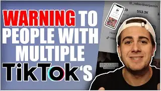 MULTIPLE TIKTOK ACCOUNTS CAN GET YOU SHADOW BANNED (POTENTIALLY)