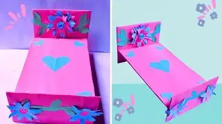 How  To Paper Bed Making Easy🛏️☄️ | Paper Bed Making | Paper & Cardboard🛏️🌺🌺 #diy #craft