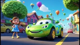 Honking Cars in the City Parade + More | Fun Vehicle Sound Rhyme for Kids