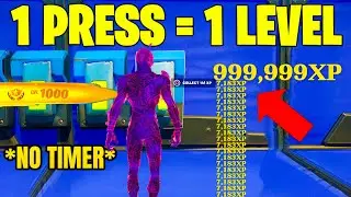 INSANE *EASY* Fortnite *AFK* XP MAP! (950k a Min!) Not Patched! 🤩😱