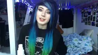 How i dyed my black, blue and green hair