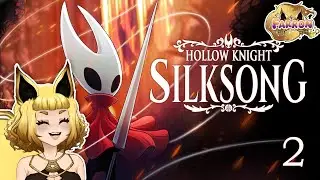SPELUNKING IN BUG PLATFORMER | Genie Vtuber plays Hollow Knight SILKSONG [Part 2]