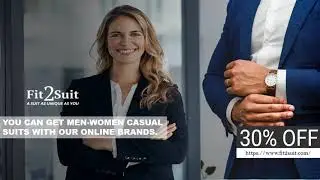 Design Your Own Suit Online at Fit2suit.com