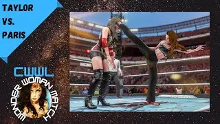 Taylor Swift vs. Paris Berelc (WWE 2k20) CWWL Wonder Woman Tournament Match