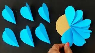 kagaj ke phool banana/kagaj se phool banana/kagaj ka craft/paper craft 