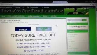 DOUBLE FIXED MATCHES 22.04.2017