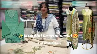 😍Beautiful dress material at Tarangg ✨