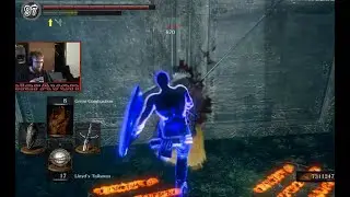 Splashing Blood All Over Sif's Door! Forest Hunter PvP 3/5! Dark Souls Remastered 100% Part 124