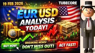 EUR USD ANALYSIS TODAY| Live Forex Trading| 19 February 2026