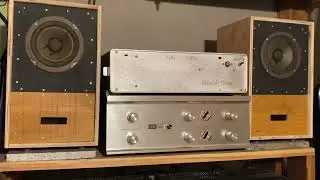 自作スピーカー　自作DAC 60年前のプリアンプPZ24 パワーアンプMB3045   運命　空気録音