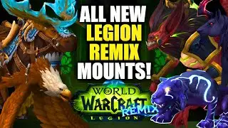 Все 50 ездовых животных из ремикса Legion! Орёл, индейка, конь-костяной, скверноход, бегун по ман...