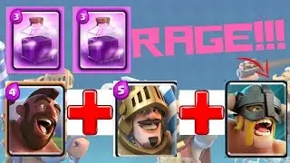 ULTIMATE RAGE!!! RUSH DECK - Clash Royale