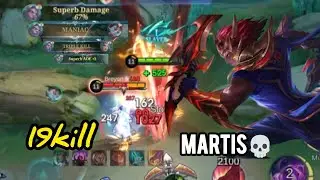 Martis game play ☠️😎#mobilelegends #mlbb #martis #maniac #bestbuild 