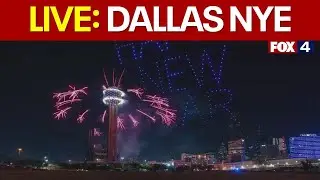 LIVE: Dallas New Year's Eve Fireworks and Drone show | FOX 4