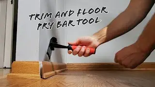 GOLDBLATT Mini Pry Bar Construction Demolition Tool with Unique Spring Pull Design